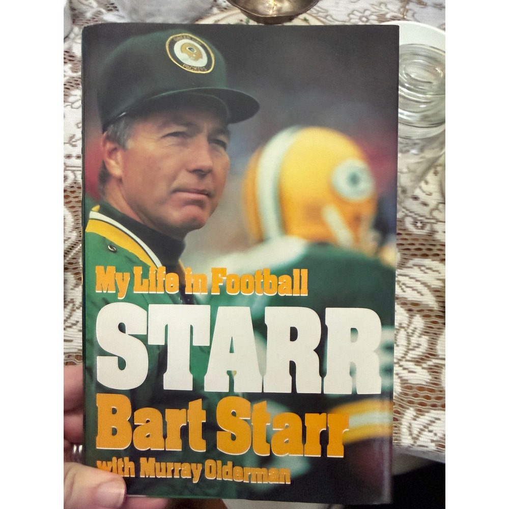 Bart Starr Signed Book My Life in Football Hardcover Green Bay Packers NFL HOF